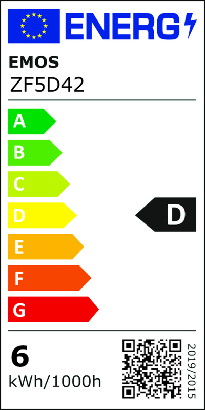 EMOS LED FLM A60 5,9W(60W) 806lm E27 WW