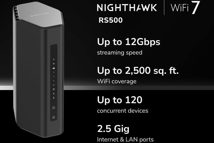 NetGear 3PT NIGHTHAWK WIFI 7 BE12000 ROUT