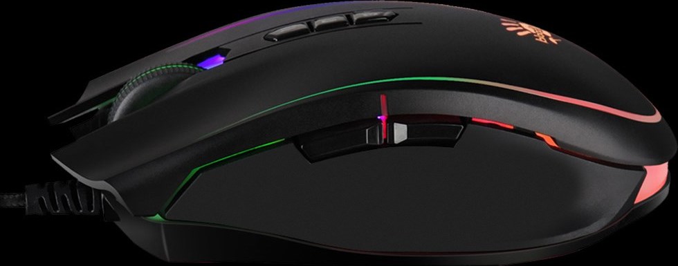 A4tech Bloody Podsvícená herní myš P81S Activated, 8000 DPI, USB, Core 3, černá