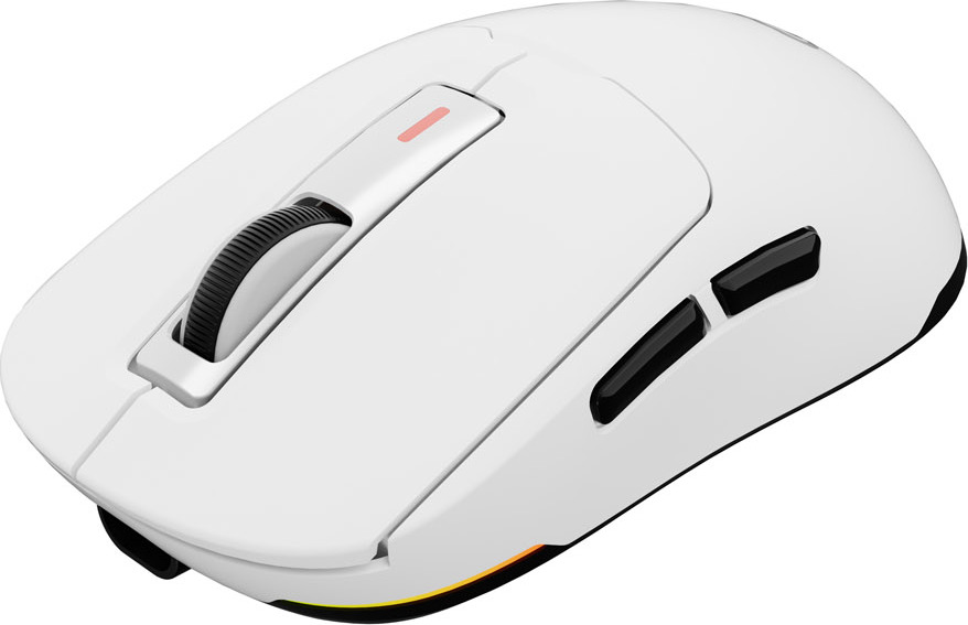 Genesis herní myš ZIRCON 660/Herní/Optická/12 000 DPI/Drátové/Bezdrátové/Bílá