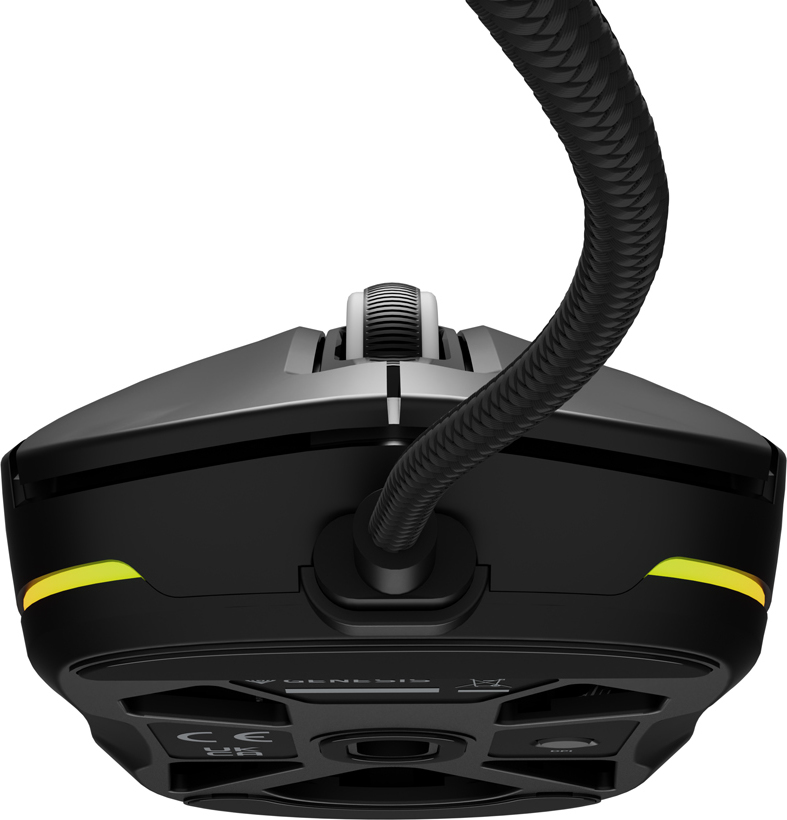Genesis herní myš KRYPTON 660/Herní/Optická/12 000 DPI/Drátové USB-A/Černá