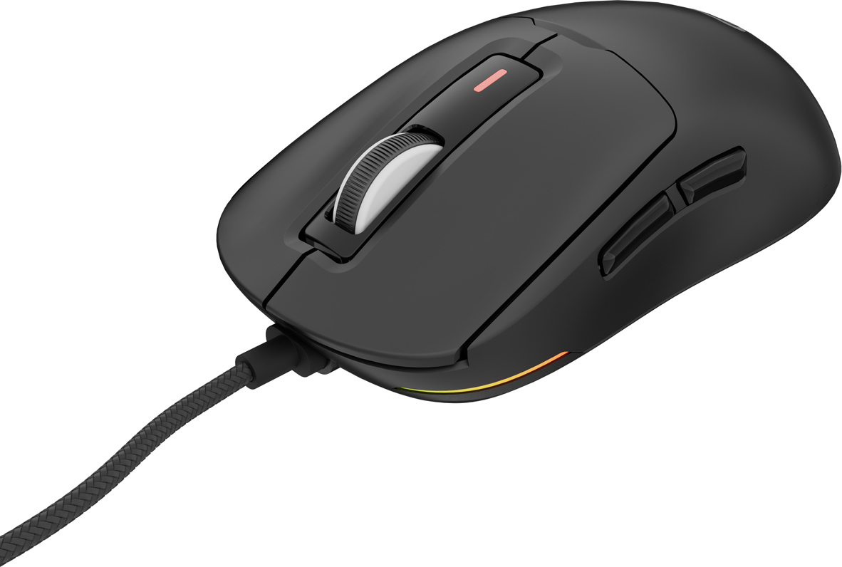 Genesis herní myš KRYPTON 660/Herní/Optická/12 000 DPI/Drátové USB-A/Černá