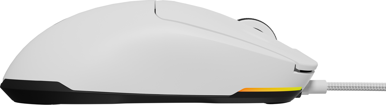 Genesis herní myš KRYPTON 660/Herní/Optická/12 000 DPI/Drátové USB-A/Bílá