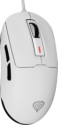 Genesis herní myš KRYPTON 660/Herní/Optická/12 000 DPI/Drátové USB-A/Bílá