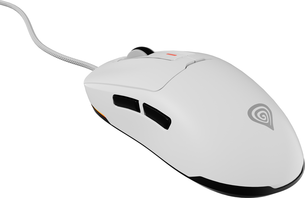 Genesis herní myš KRYPTON 660/Herní/Optická/12 000 DPI/Drátové USB-A/Bílá