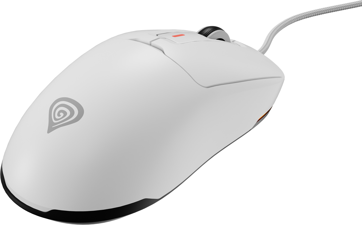 Genesis herní myš KRYPTON 660/Herní/Optická/12 000 DPI/Drátové USB-A/Bílá