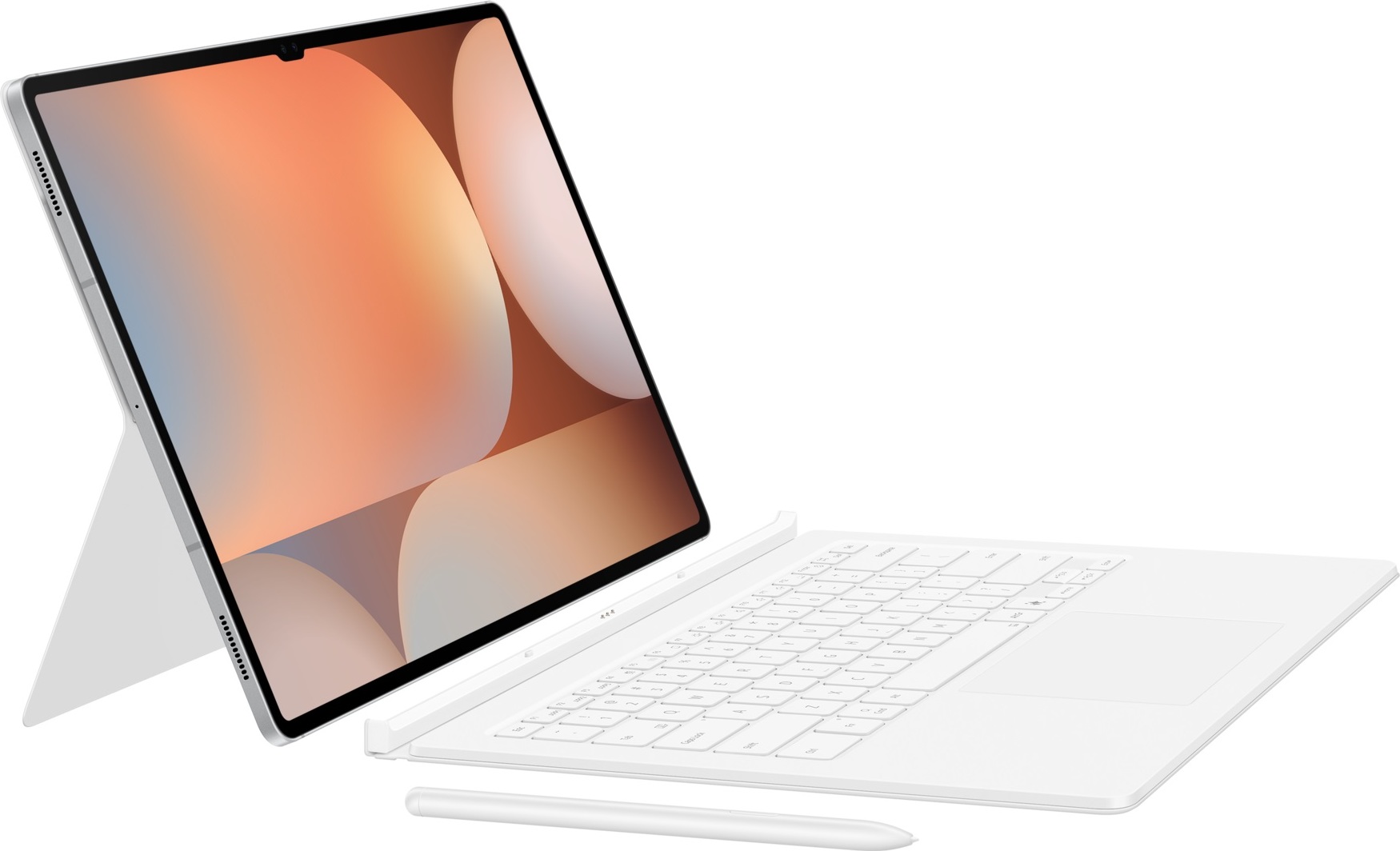 Samsung pouzdro s klávesnicí EF-DX925UWE pro Galaxy Tab S9 Ultra/S10 Ultra, bílá