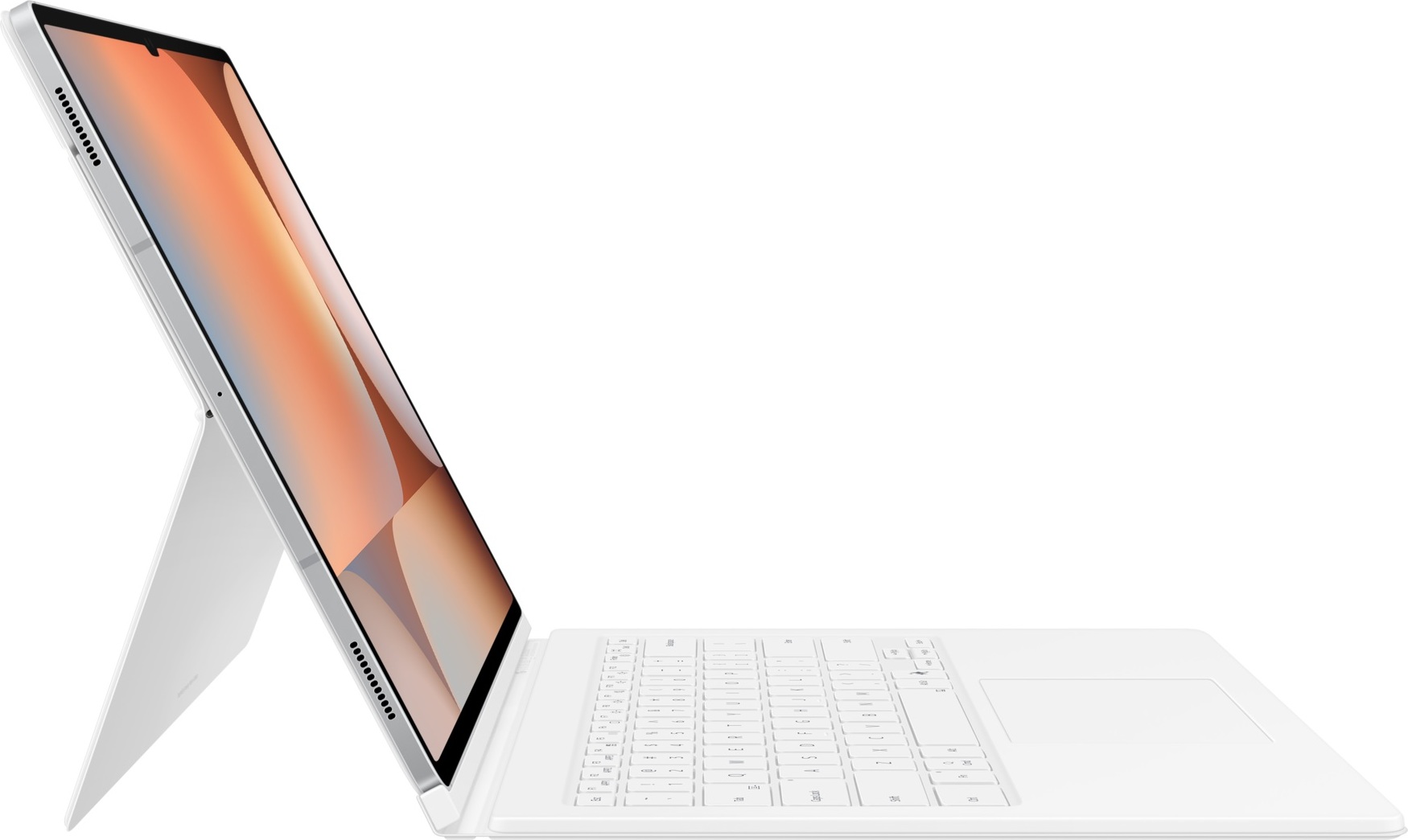 Samsung pouzdro s klávesnicí EF-DX925UWE pro Galaxy Tab S9 Ultra/S10 Ultra, bílá