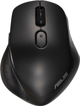 ASUS MW203 Multi-Device Wireless Silent Mouse/Ergonomická/Optická/Pro praváky/2 400 DPI/USB+BT/Černá