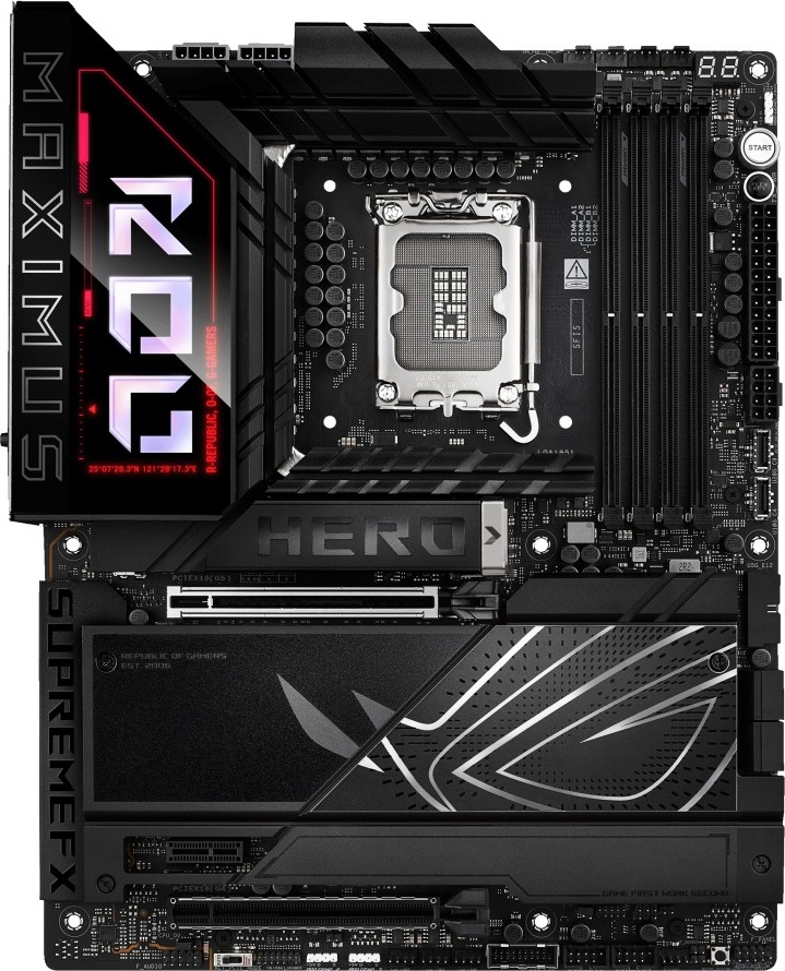 ASUS MB Sc LGA1851 ROG MAXIMUS Z890 HERO, Intel Z890, 4xDDR5, 1xHDMI, 2xThunderbolt, WI-FI, ATX