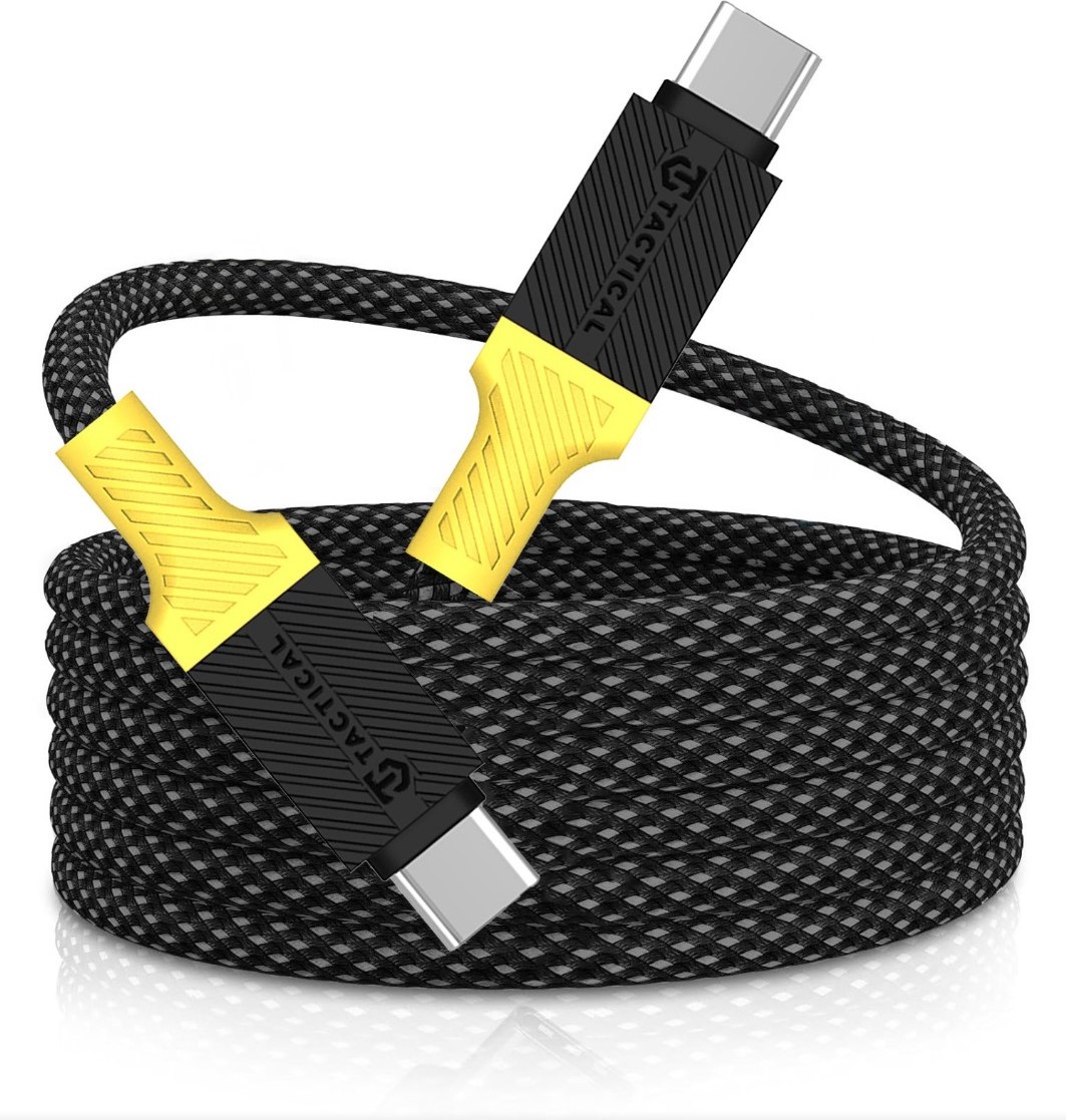 Tactical MagRope USB-C/USB-C 1m Black/Yellow