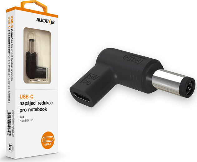 Aligator USB-C napájecí redukce 7,4 x 5,0 mm pro notebooky Dell