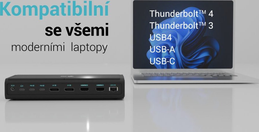 i-tec Universal 6x 4K Display Docking Station, Power Delivery 140W