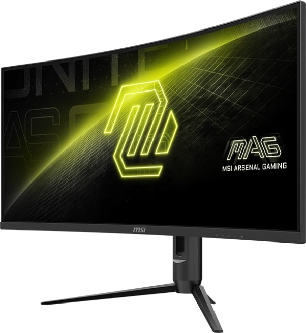 MSI LCD MAG 342CQR E2, 34" 3440x1440, VA, 180Hz, 4ms, VESA 75x75mm, N/A, Black