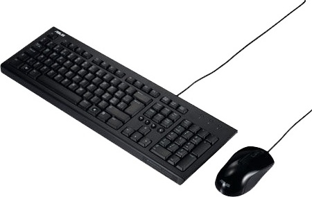 ASUS U2000 Keyboard + Mouse Set CZ/SK (BK)