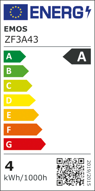 EMOS LED FLM CANDLE 3,8W(60W) 806lm E14 NW A CLASS