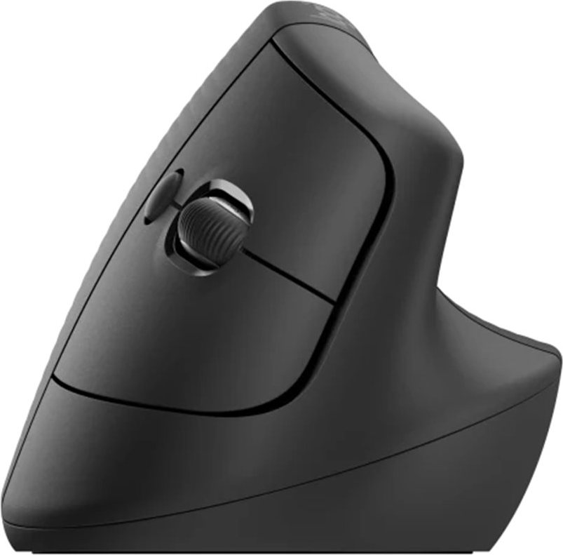LOGITECH OEM Logitech Lift/Vertikální/Optická/Pro praváky/4 000 DPI/USB+BT/Grafitová