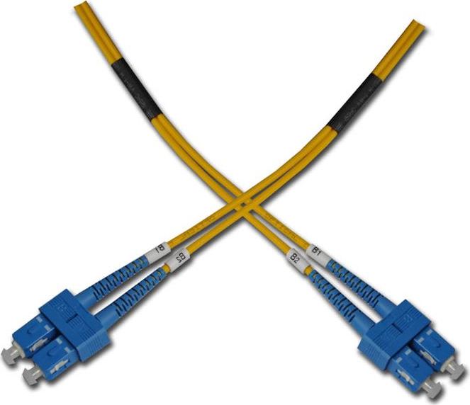 OEM Optický patchkabel duplexní, SC-SC 9/125um SM 20m, OS2