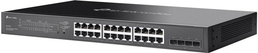 TP-Link OMADA switch SG2428LP (24xGbE,4xSFP,16xPoE+,150W,fanless)