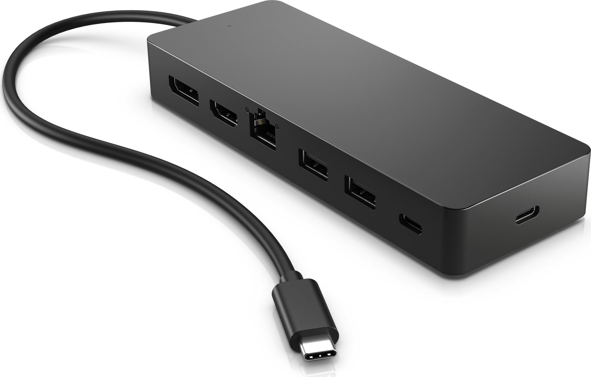 HP Inc. Univerzálny multiportový rozbočovač HP USB-C (2x USB-A 3.2, 1xUSB-C, 1xDDMI 2.0, 1xDP 1.2, USB-C 65W, RJ45, bez napájania