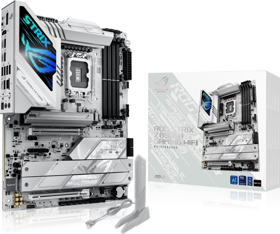 ASUS MB Sc LGA1851 ROG STRIX Z890-A GAMING WIFI, Intel Z890, 4xDDR5, 1xDP, 1xHDMI, 2xThunderbolt, WI-FI, ATX