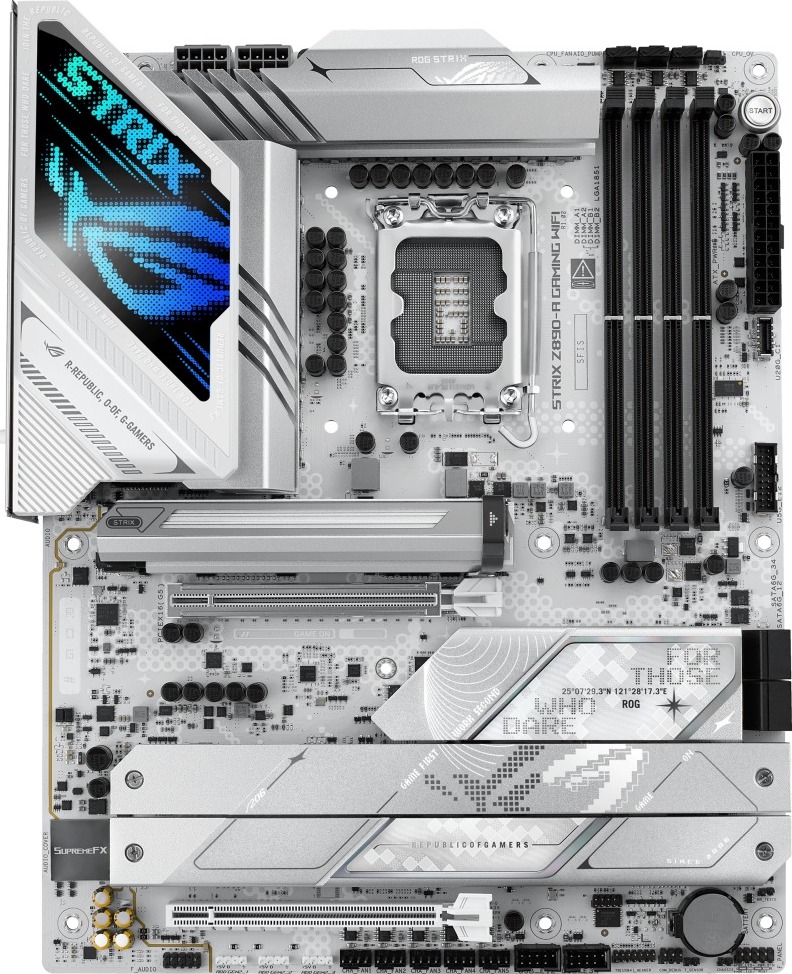ASUS MB Sc LGA1851 ROG STRIX Z890-A GAMING WIFI, Intel Z890, 4xDDR5, 1xDP, 1xHDMI, 2xThunderbolt, WI-FI, ATX