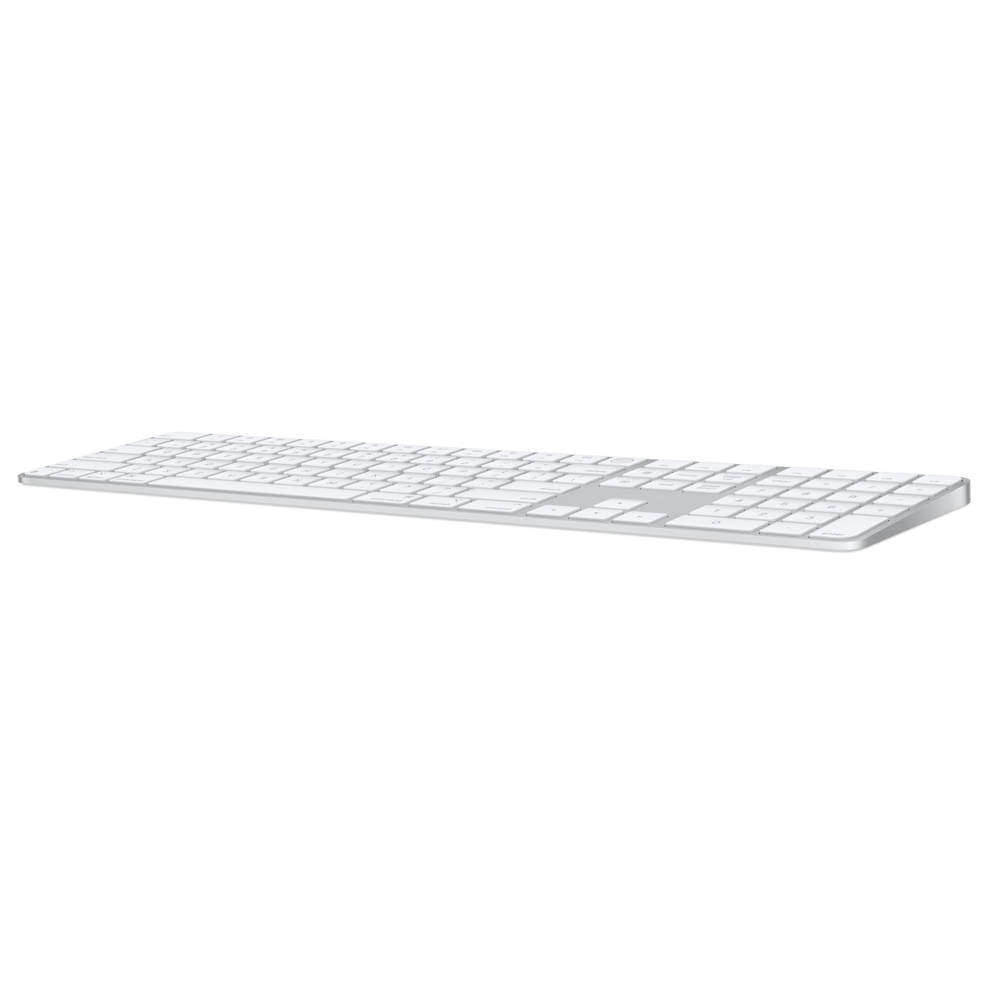Apple Magic Keyboard (2024) w Touch ID and Numeric Keypad - Czech - White Keys