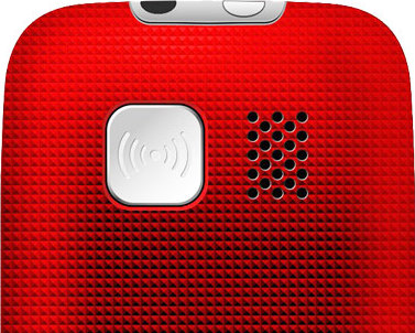 EVOLVEO EasyPhone, mobilní telefon pro seniory s nabíjecím stojánkem, červená