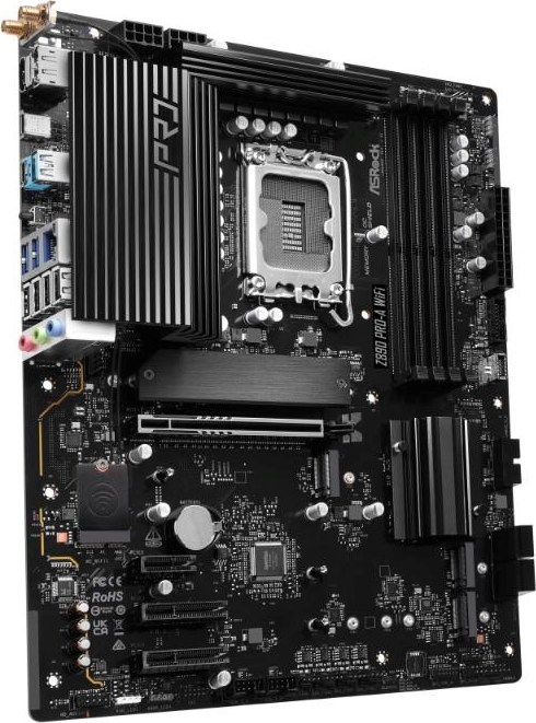 ASRock MB Sc LGA1851 Z890 PRO-A WIFI, Intel Z890, 4xDDR5, 1xDP, 1xHDMI, 1xThunderbolt, WI-FI