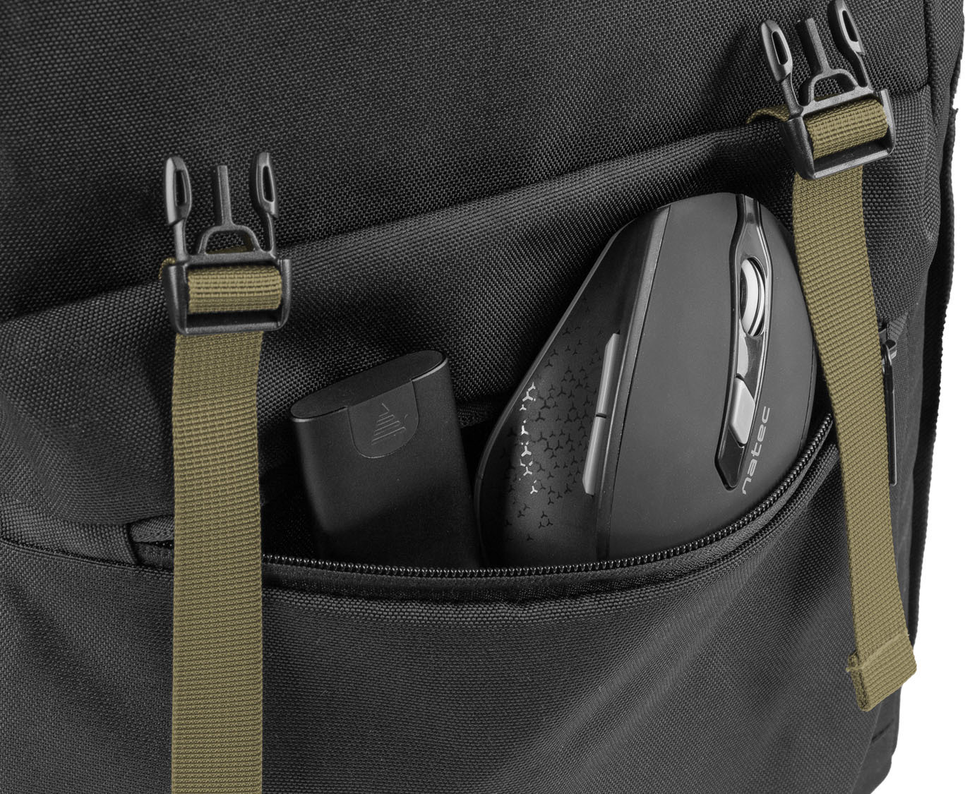 Batoh pro nb Natec NIALA 15,6", 18 L, černá - zelená