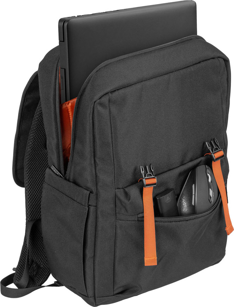 Batoh pro nb Natec NIALA 15,6", 18 L, černá - oranžová