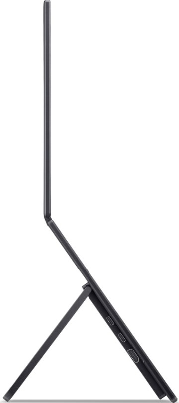 ACER LCD PD163Qbmiuux DUAL SCREEN 40cm (15.6") IPS LED, FHD 1920x1080@60Hz, 250cd/m2, 170/170, 2x2W repro, Black