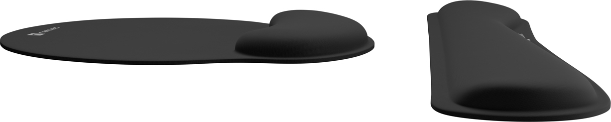 Ergonomický set podložek pod zápěstí Natec CHIPMUNK 2v1, černá
