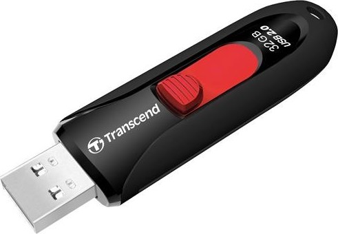 TRANSCEND Flash disk 32GB JetFlash®590K, USB 2.0 (R:16/W:6 MB/s) čierna