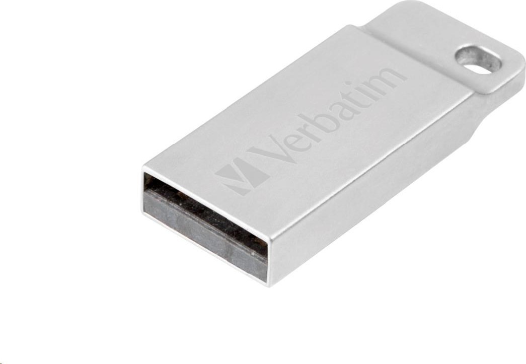 VERBATIM Flash disk 32 GB Metal Executive, USB 2.0, strieborná