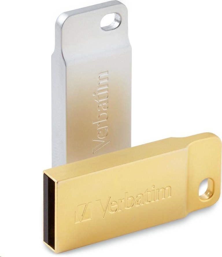 VERBATIM Flash disk 32 GB Metal Executive, USB 2.0, strieborná