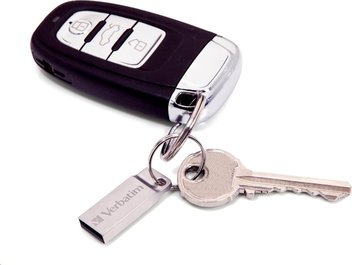 VERBATIM Flash disk 32 GB Metal Executive, USB 2.0, strieborná