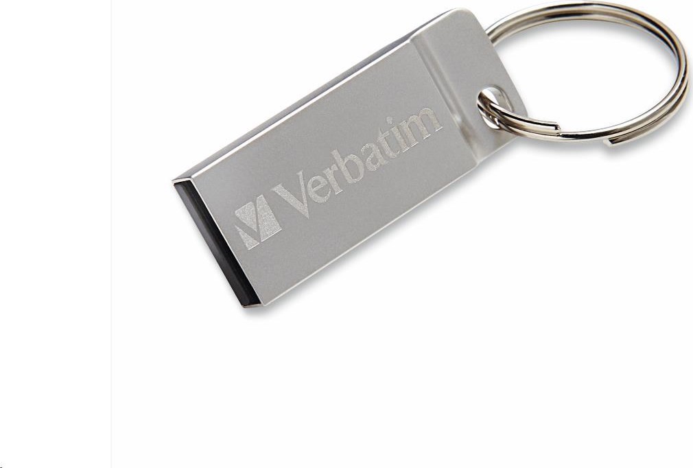VERBATIM Flash disk 32 GB Metal Executive, USB 2.0, strieborná