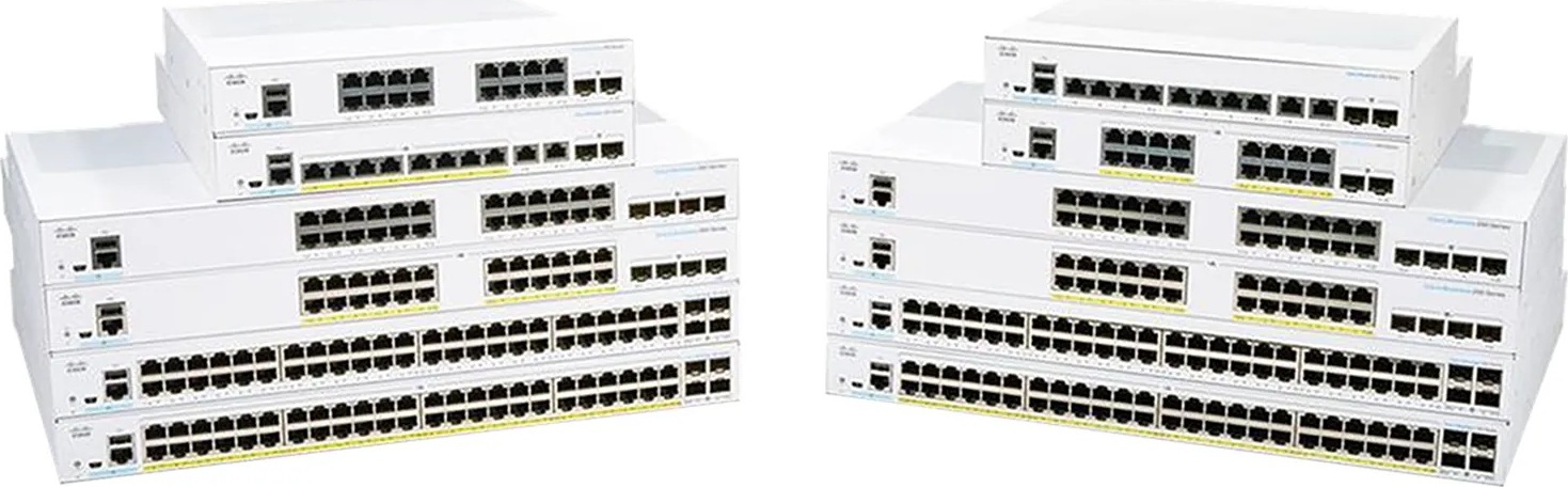 Cisco switch CBS350-24MGP-4X-EU (20xGbE,4x2,5GbE,2x10GbE/SFP+ combo,2xSFP+,24xPoE+,4xPoE++,375W) - REFRESH