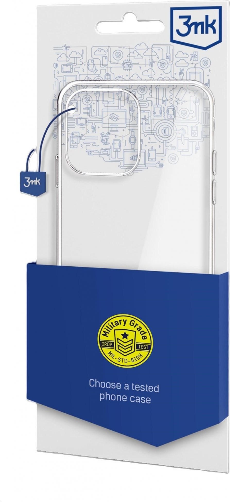 3mk ochranný kryt Clear Case pro Motorola Moto G53