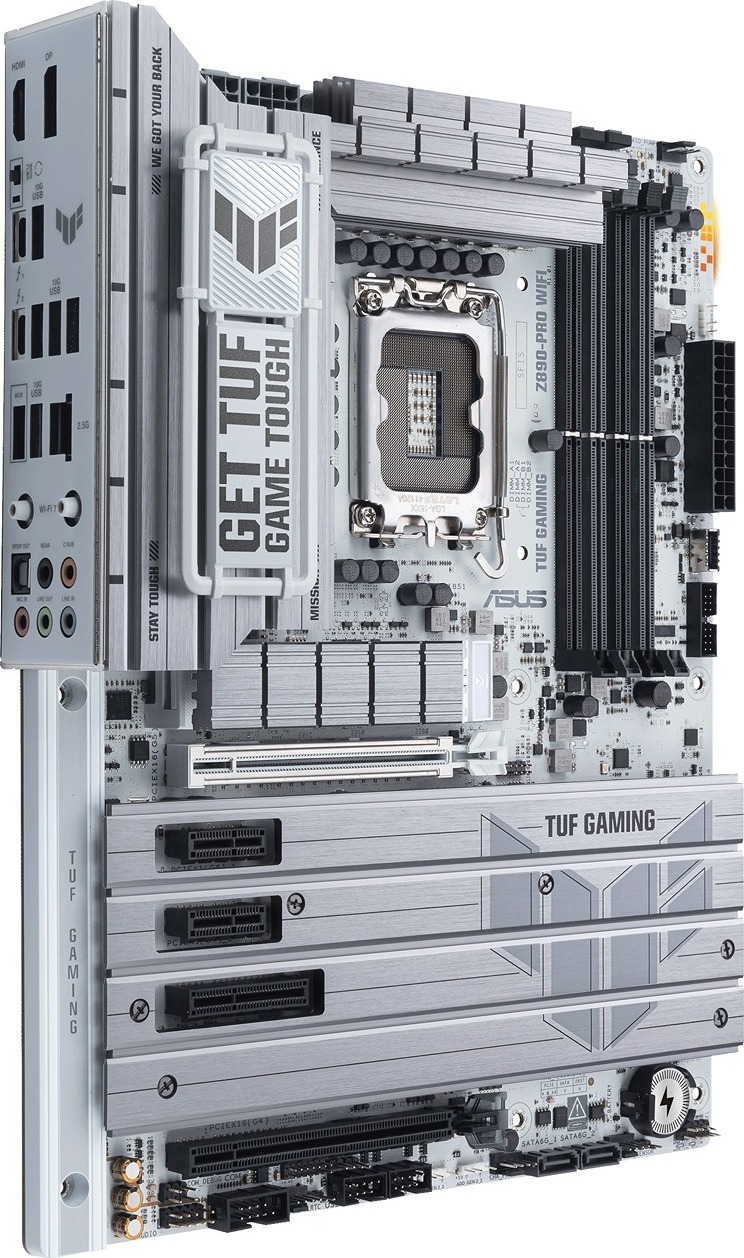 ASUS MB Sc LGA1851 TUF GAMING Z890-PRO WIFI, Intel Z890, 4xDDR5, 1xDP, 1xHDMI, 2xThunderbolt, WI-FI, ATX
