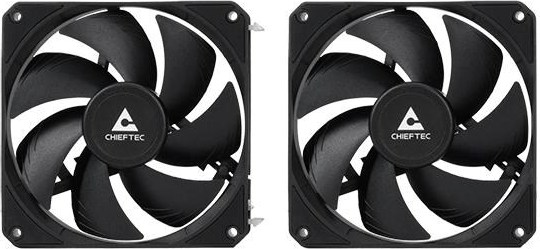 CHIEFTEC vodní chlazení CPU Iceberg 240 Dark, 2x120mm, ARGB vodní blok, LGA1851, AM5, černá
