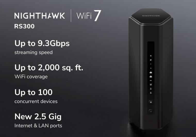 NetGear 5PT NIGHTHAWK WIFI 7 BE9300 ROUT