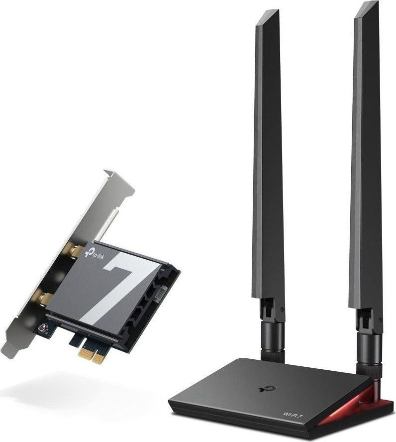 TP-Link Archer TBE550E WiFi7 PCIe adapter (BE9300,2,4GHz/5GHz/6GHz,Bluetooth5.4)