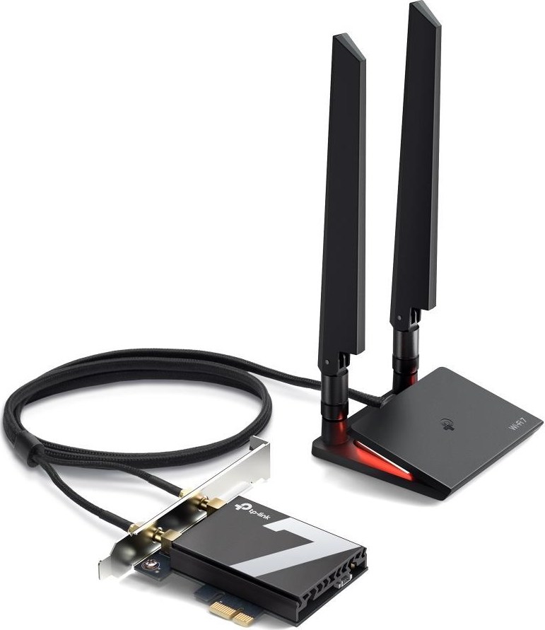 TP-Link Archer TBE550E WiFi7 PCIe adapter (BE9300,2,4GHz/5GHz/6GHz,Bluetooth5.4)