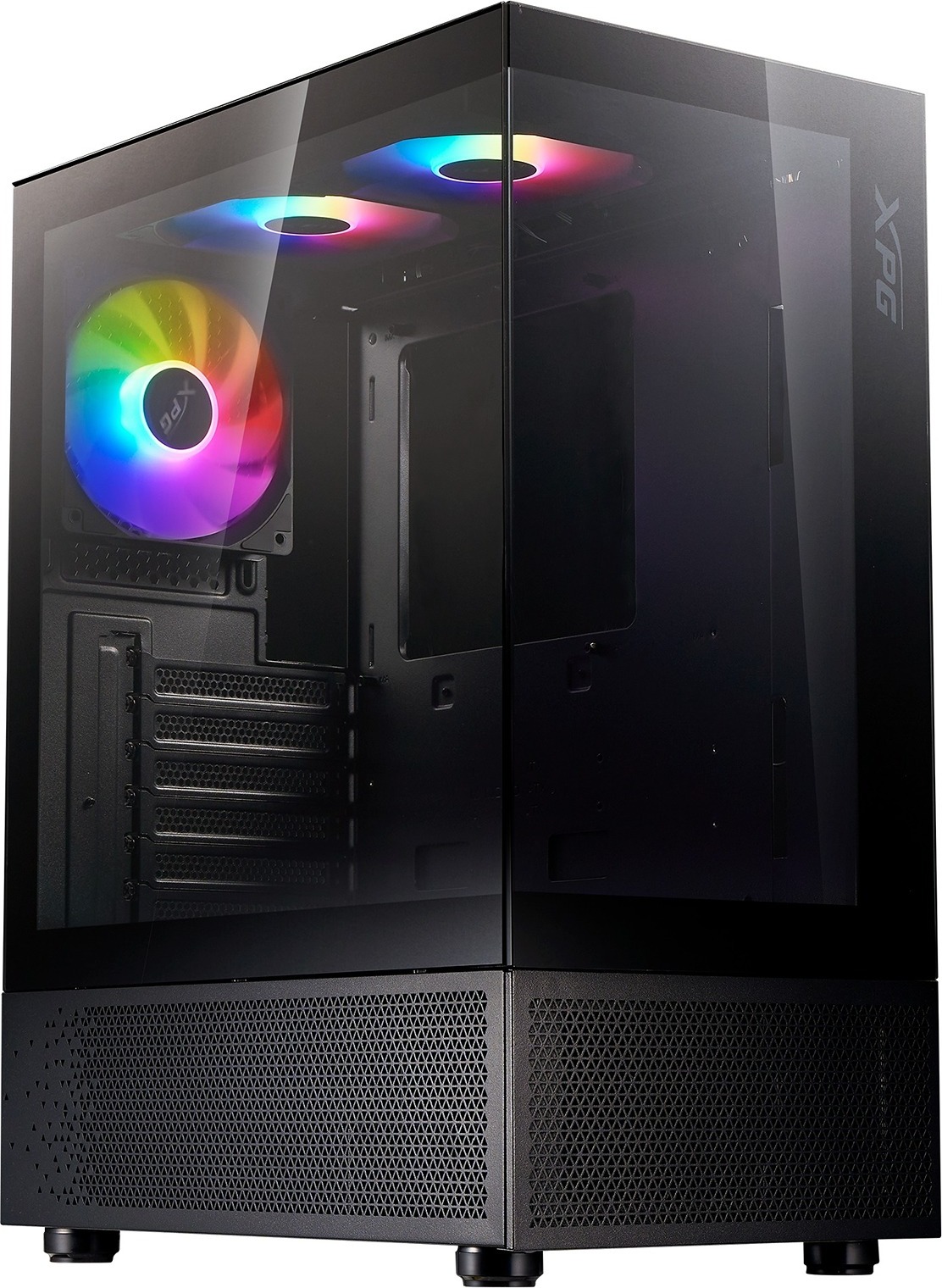 Adata XPG INVADER X MINI/Midi Tower/Transpar./Černá