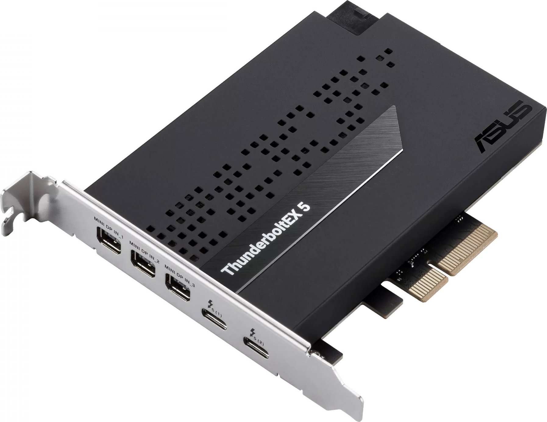 ASUS rozšiřující karta ThunderboltEX 5, PCIe 4.0x4, 2xThunderbolt 5, 3x Mini-DP