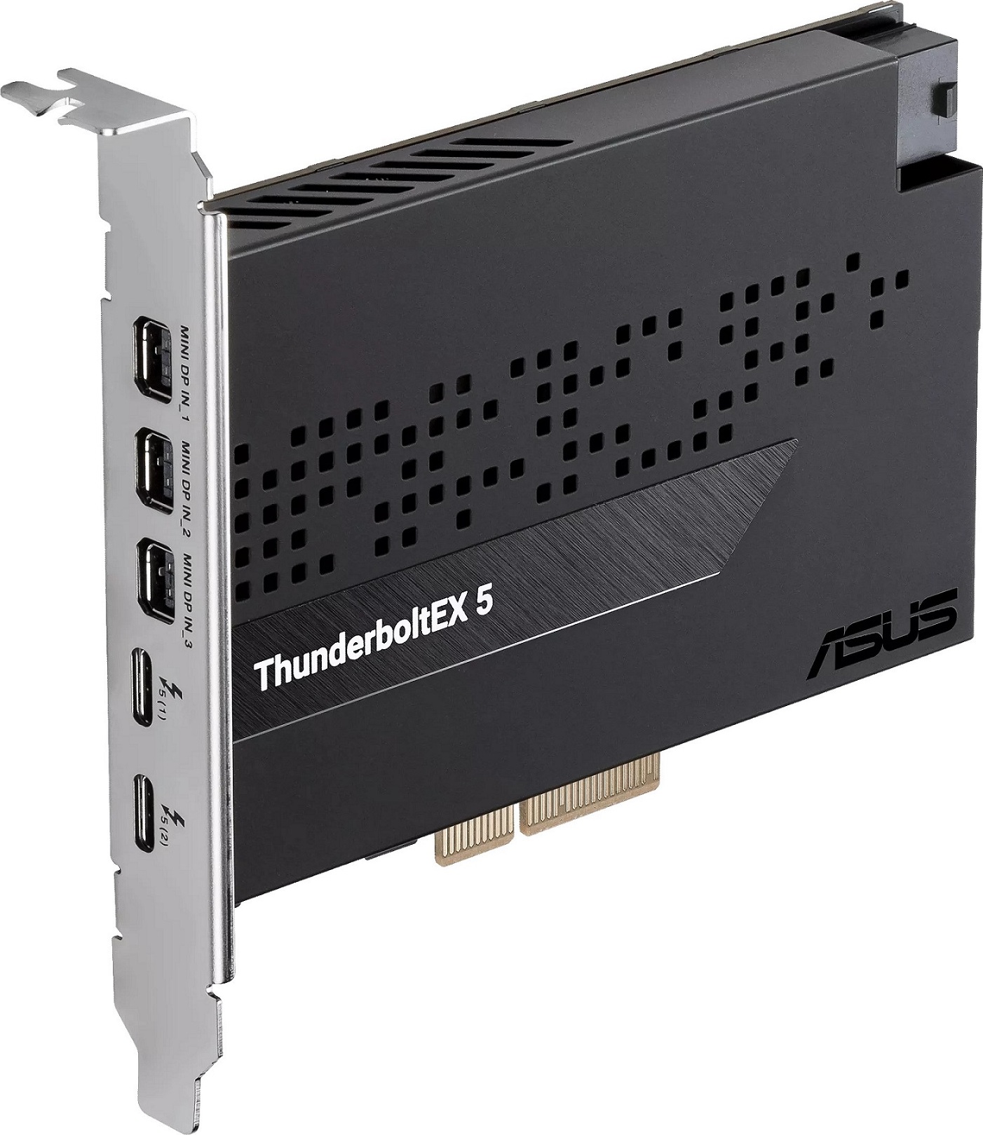 ASUS rozšiřující karta ThunderboltEX 5, PCIe 4.0x4, 2xThunderbolt 5, 3x Mini-DP