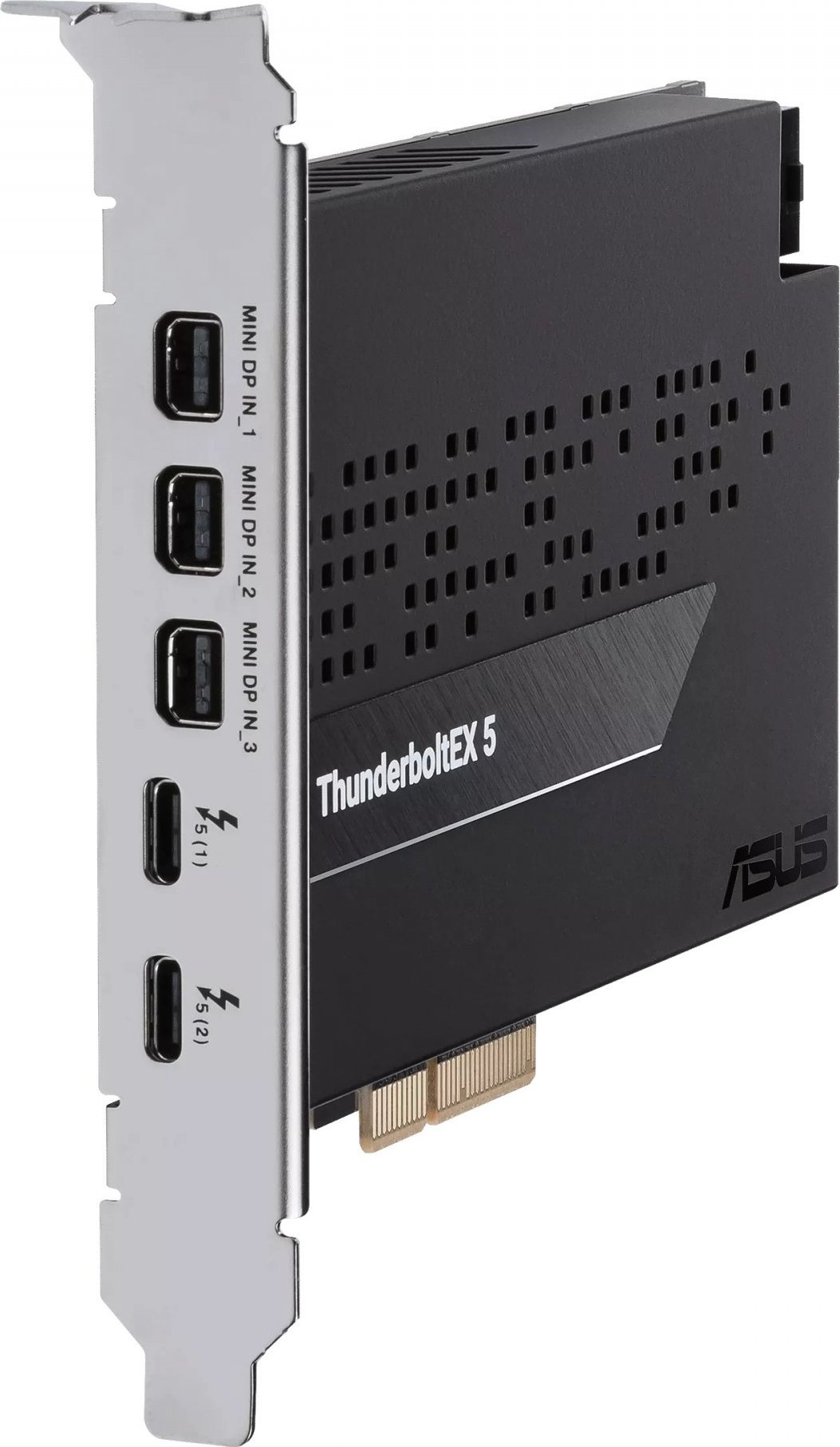 ASUS rozšiřující karta ThunderboltEX 5, PCIe 4.0x4, 2xThunderbolt 5, 3x Mini-DP
