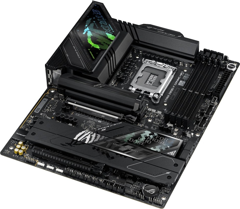 ASUS MB Sc LGA1851 ROG STRIX Z890-F GAMING WIFI, Intel Z890, 4xDDR5, 1xDP, 1xHDMI, 2xThunderbolt, WI-FI, ATX